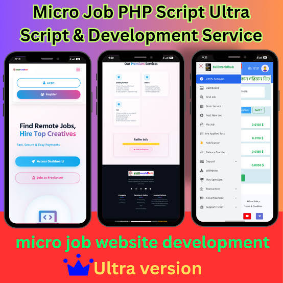 Micro Job PHP Script Ultra